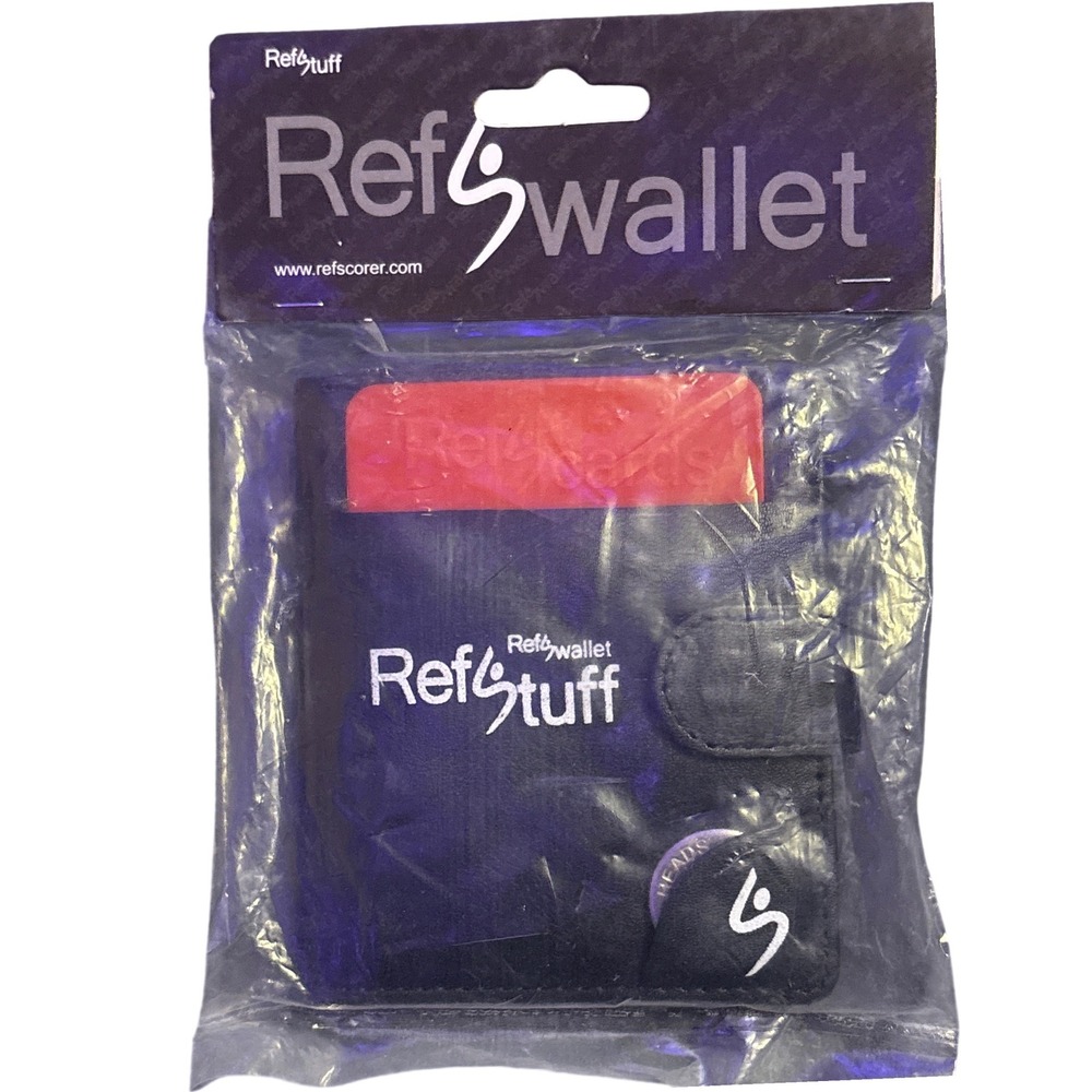 NEW RefStuff RefSwallet Soccer Football Referee Wallet Red Yellow Cards WC-001